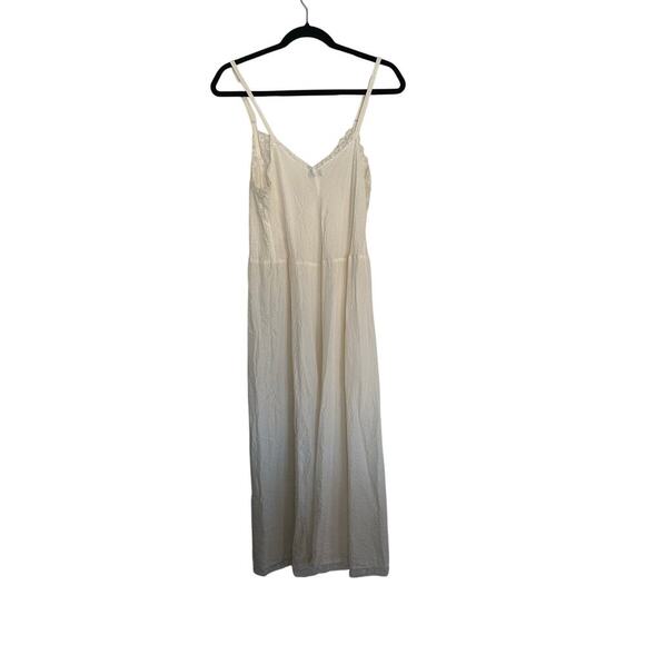 Vintage Artemis Boutique Women's Full Slip Embroidered Sheer Night Gown Size 38 - Picture 4 of 7